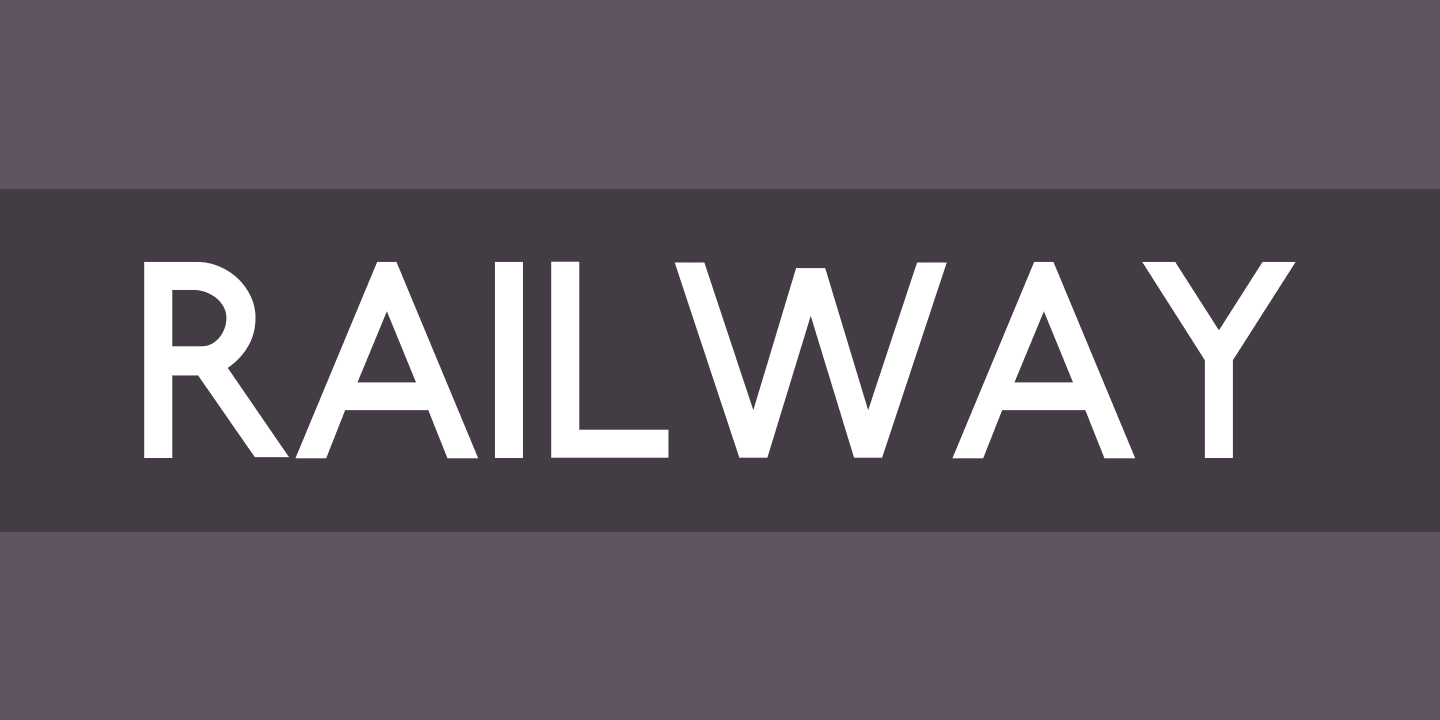Railway Font